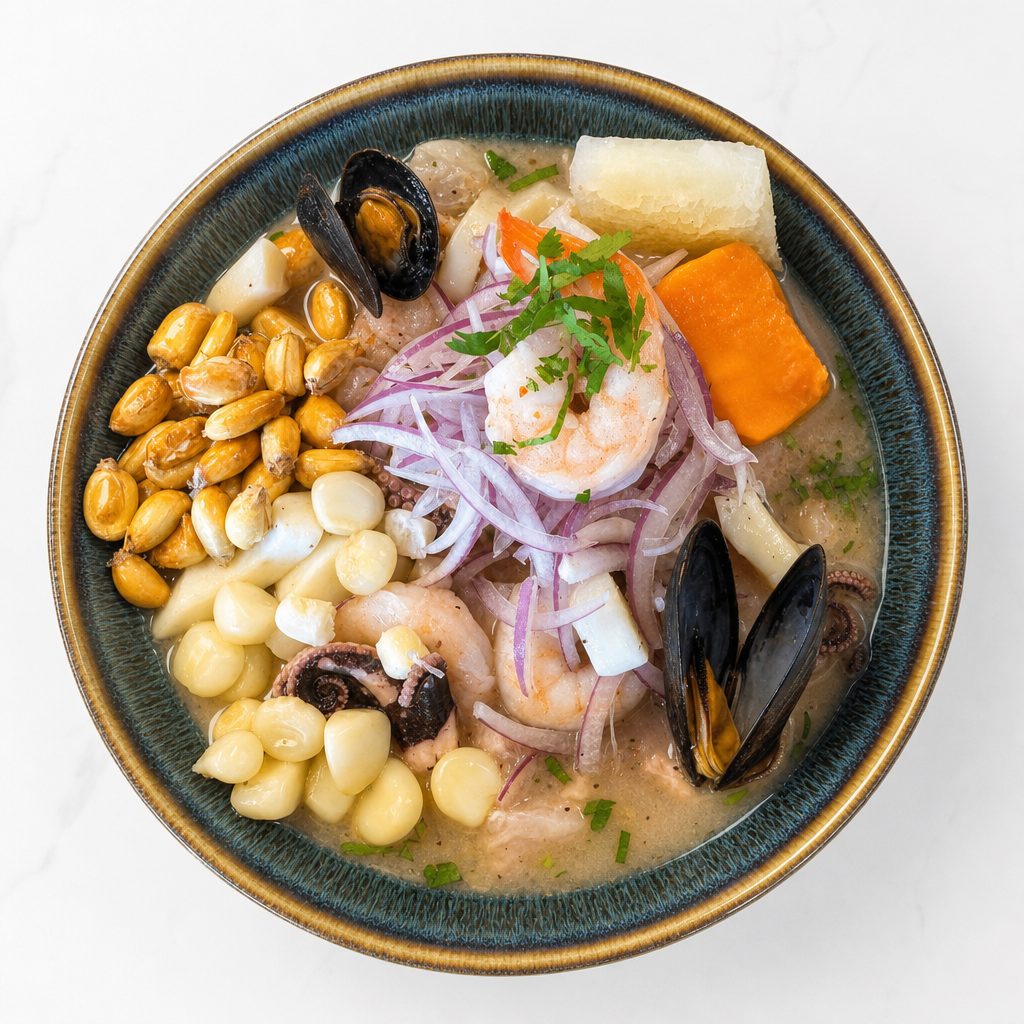 Ceviche Mixto.