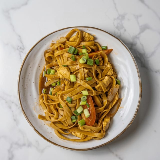 Tallarin Saltado Shrimp - Lunch.