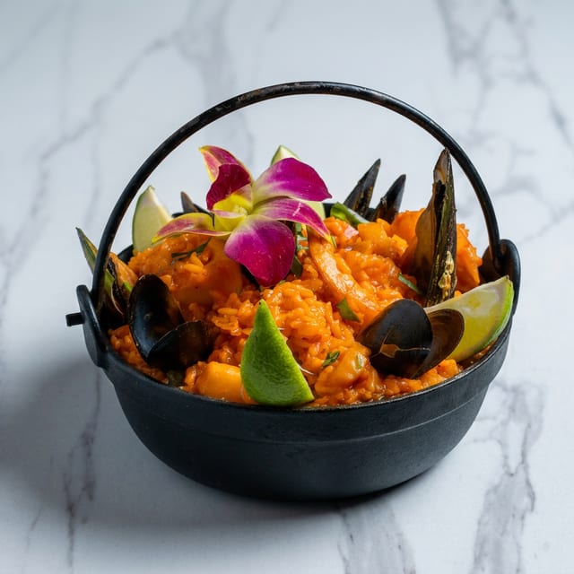 Arroz Con Mariscos.
