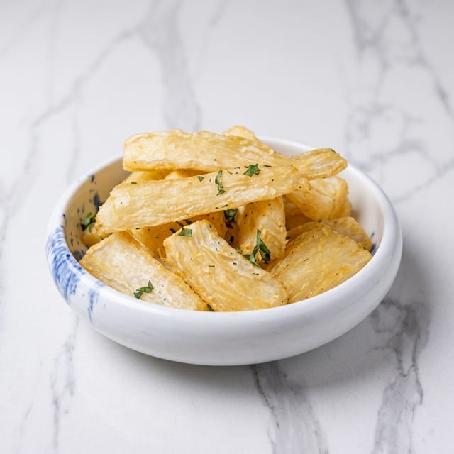 Yuca a la Huancaína.