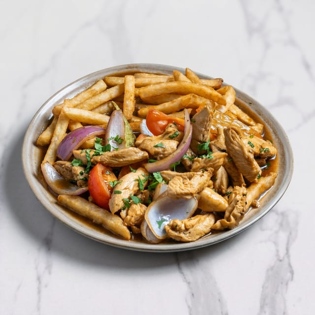 Pollo Saltado - Lunch.