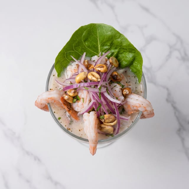Ceviche de Camarones.