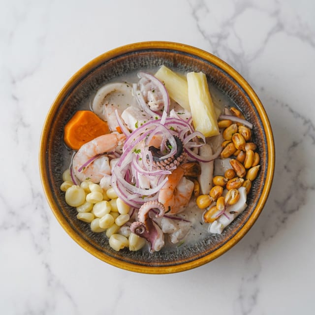 Ceviche Mixto.
